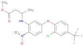 Butanoic acid, 3-[[5-[2-chloro-4-(trifluoromethyl)phenoxy]-2-nitrophenyl]amino]-, methyl ester