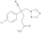 1H-1,2,4-Triazole-1-propanenitrile, α-(4-chlorophenyl)-α-(3-oxobutyl)-