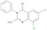 4(3H)-Quinazolinone, 6,8-dichloro-2-methyl-3-phenyl-