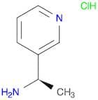 3-Pyridinemethanamine, α-methyl-, hydrochloride (1:1), (αR)-