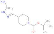 1-Piperidinecarboxylic acid, 4-(5-amino-1H-pyrazol-3-yl)-, 1,1-dimethylethyl ester