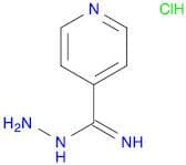 4-Pyridinecarboximidic acid, hydrazide, hydrochloride (1:1)