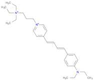 Pyridinium, 4-[4-[4-(diethylamino)phenyl]-1,3-butadienyl]-1-[3-(triethylammonio)propyl]-, (E,E)- (…
