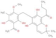 1-Butanone, 1-[6-[(3-acetyl-2,4-dihydroxy-6-methoxy-5-methylphenyl)methyl]-5,7-dihydroxy-2,2-dimet…