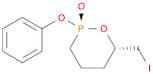 1,2-Oxaphosphorinane, 6-(iodomethyl)-2-phenoxy-, 2-oxide, (2R,6S)-rel-