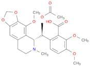 Benzoic acid, 6-[(acetyloxy)(5,6,7,8-tetrahydro-4-methoxy-6-methyl-1,3-dioxolo[4,5-g]isoquinolin-5…