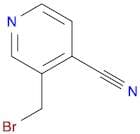 4-Pyridinecarbonitrile, 3-(bromomethyl)-