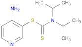 Carbamodithioic acid, N,N-bis(1-methylethyl)-, 4-amino-3-pyridinyl ester