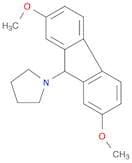 Pyrrolidine, 1-(2,7-dimethoxy-9H-fluoren-9-yl)-