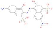 1-Naphthalenesulfonic acid, 4-[2-(6-amino-1-hydroxy-3-sulfo-2-naphthalenyl)diazenyl]-3-hydroxy-7-n…
