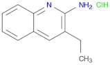 2-Quinolinamine, 3-ethyl-, hydrochloride (1:1)