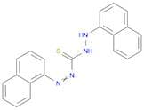 Diazenecarbothioic acid, 2-(1-naphthalenyl)-, 2-(1-naphthalenyl)hydrazide