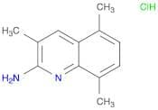 2-Quinolinamine, 3,5,8-trimethyl-, hydrochloride (1:1)