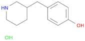 Phenol, 4-(3-piperidinylmethyl)-, hydrochloride (1:1)