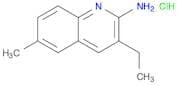 2-Quinolinamine, 3-ethyl-6-methyl-, hydrochloride (1:1)