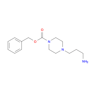 1-Piperazinecarboxylic acid, 4-(3-aminopropyl)-, phenylmethyl ester