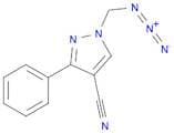 1H-Pyrazole-4-carbonitrile, 1-(azidomethyl)-3-phenyl-