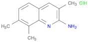 2-Quinolinamine, 3,7,8-trimethyl-, hydrochloride (1:1)