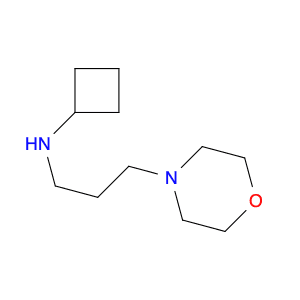 N-[3-(morpholin-4-yl)propyl]cyclobutanamine