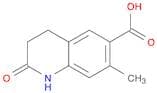 6-Quinolinecarboxylic acid, 1,2,3,4-tetrahydro-7-methyl-2-oxo-