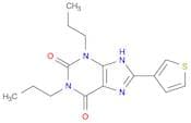 1H-Purine-2,6-dione, 3,9-dihydro-1,3-dipropyl-8-(3-thienyl)-