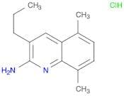2-Quinolinamine, 5,8-dimethyl-3-propyl-, hydrochloride (1:1)