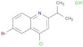 6-Bromo-4-chloro-2-isopropylquinoline hydrochloride