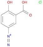 Benzenediazonium, 3-carboxy-4-hydroxy-, chloride (1:1)