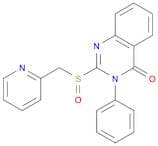 4(3H)-Quinazolinone, 3-phenyl-2-[(2-pyridinylmethyl)sulfinyl]-