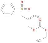 Carbonic acid, ethyl 2-[(phenylsulfonyl)methyl]-2-propen-1-yl ester