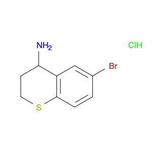 2H-1-Benzothiopyran-4-amine, 6-bromo-3,4-dihydro-, hydrochloride (1:1)