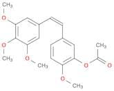 Phenol, 2-methoxy-5-[(1Z)-2-(3,4,5-trimethoxyphenyl)ethenyl]-, 1-acetate