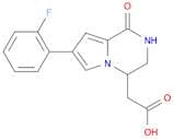 2-(7-(2-Fluorophenyl)-1-oxo-1,2,3,4-tetrahydropyrrolo[1,2-a]pyrazin-4-yl)acetic acid