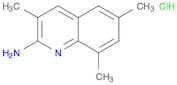 2-Quinolinamine, 3,6,8-trimethyl-, hydrochloride (1:1)