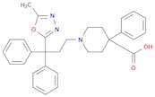 4-Piperidinecarboxylic acid, 1-[3-(5-methyl-1,3,4-oxadiazol-2-yl)-3,3-diphenylpropyl]-4-phenyl-