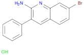 2-Quinolinamine, 7-bromo-3-phenyl-, hydrochloride (1:1)