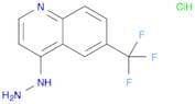 Quinoline, 4-hydrazinyl-6-(trifluoromethyl)-, hydrochloride (1:1)