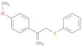 Benzene, 1-methoxy-4-[1-[(phenylthio)methyl]ethenyl]-