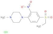 1-[4-(Ethylsulfonyl)-2-nitrophenyl]-4-methylpiperazine hydrochloride