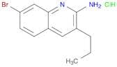 2-Quinolinamine, 7-bromo-3-propyl-, hydrochloride (1:1)