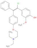 Phenol, 4-[1-chloro-2-[4-[2-(diethylamino)ethoxy]phenyl]-2-phenylethenyl]-2-methoxy-