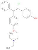 Phenol, 4-[1-chloro-2-[4-[2-(diethylamino)ethoxy]phenyl]-2-phenylethenyl]-
