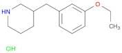 Piperidine, 3-[(3-ethoxyphenyl)methyl]-, hydrochloride (1:1)