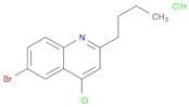 Quinoline, 6-bromo-2-butyl-4-chloro-, hydrochloride (1:1)