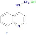 Quinoline, 8-fluoro-4-hydrazinyl-, hydrochloride (1:1)