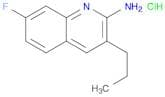 2-Quinolinamine, 7-fluoro-3-propyl-, hydrochloride (1:1)