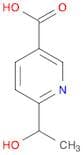3-Pyridinecarboxylicacid, 6-(1-hydroxyethyl)-