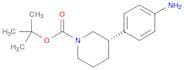 1-Piperidinecarboxylic acid, 3-(4-aminophenyl)-, 1,1-dimethylethyl ester, (3S)-