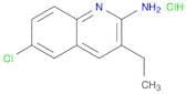 2-Quinolinamine, 6-chloro-3-ethyl-, hydrochloride (1:1)