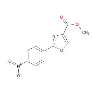 4-Oxazolecarboxylic acid, 2-(4-nitrophenyl)-, methyl ester